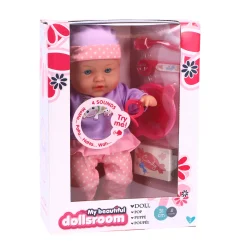 Poppen Met Functies>My Beautiful Dolls Room Pop 31 Cm 4 Geluiden + 5 Accessoires My Beautiful Dollsroom
