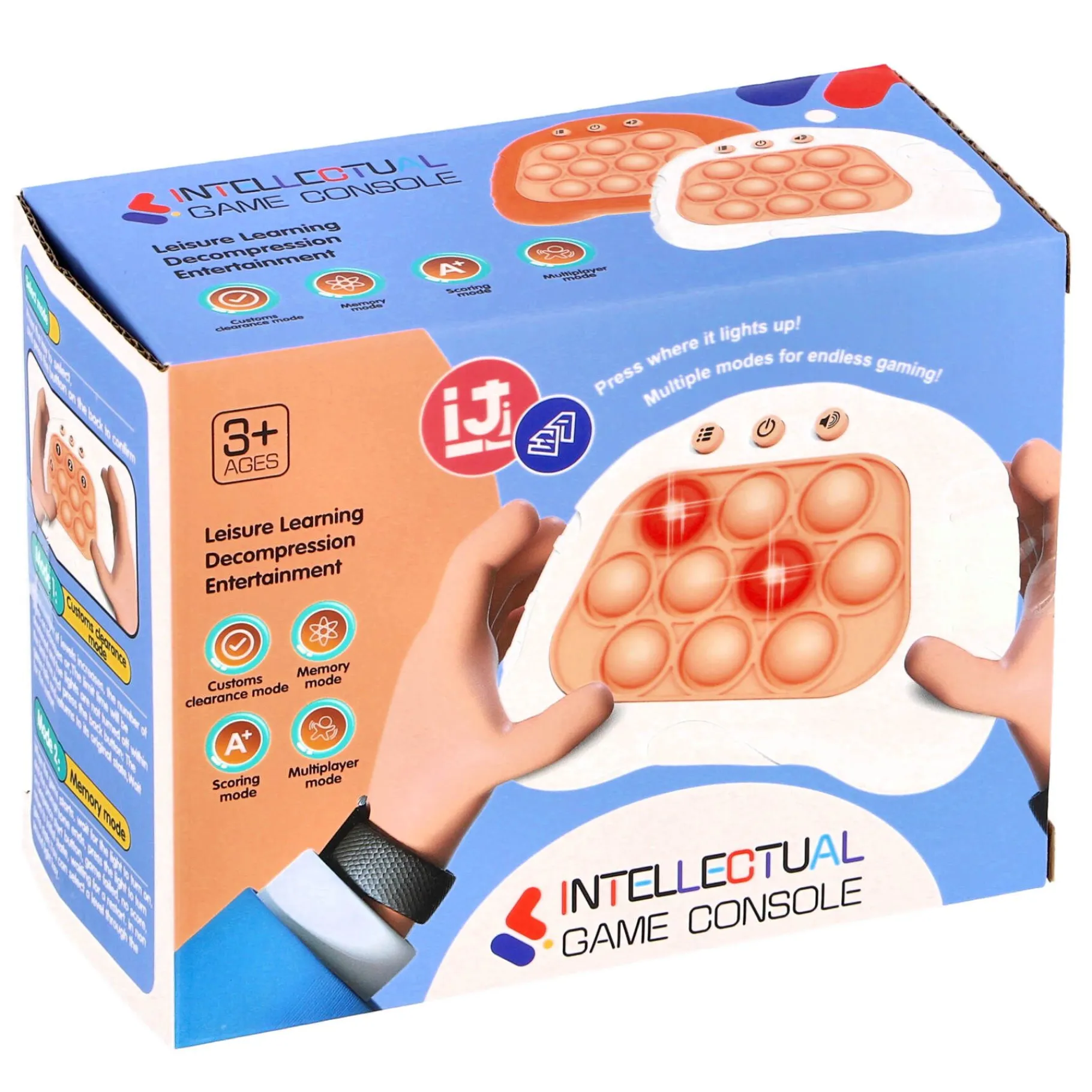 Fidget Toys> Pop it Quick Push Controller Assorti Met Licht en Geluid