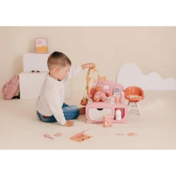 Poppen Accessoires></noscript> Poppen verzorgingsset 3 in 1 roze