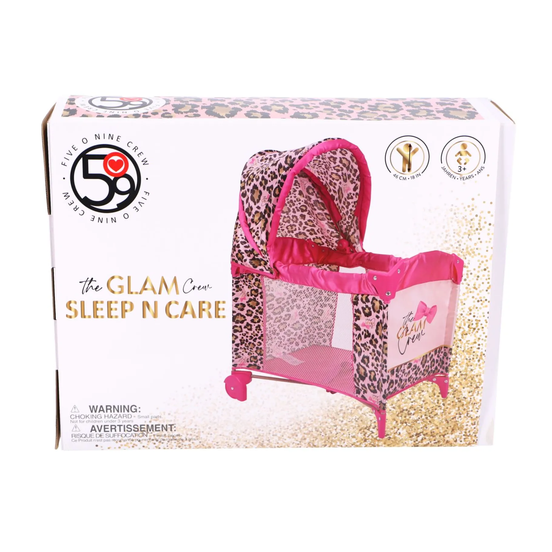 Poppenmeubels> Poppenbed The Glam Crew