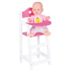 Poppenmeubels>My Beautiful Dolls Room Poppenmeubel Poppenstoel Wit 22 X 27 X 53 Cm