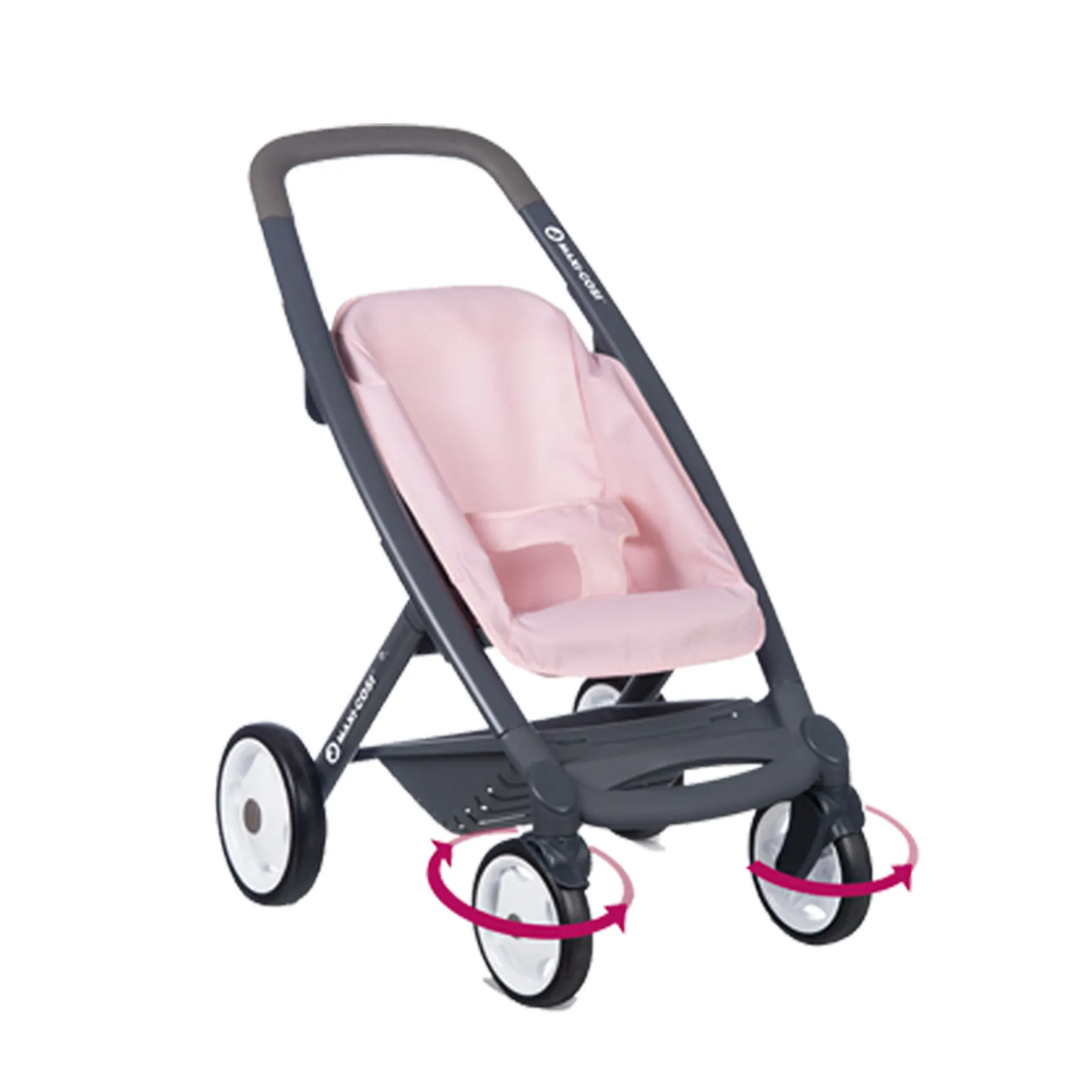 Poppenwagens>Smoby Poppenwagen Quinny 3 In 1 Licht Roze