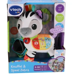 Dieren Knuffels En Pluche>Vtech Premium Collectie Knuffel & Speel Zebra