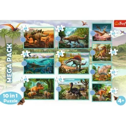 Legpuzzels>Trefl Puzzel dino 10 In 1