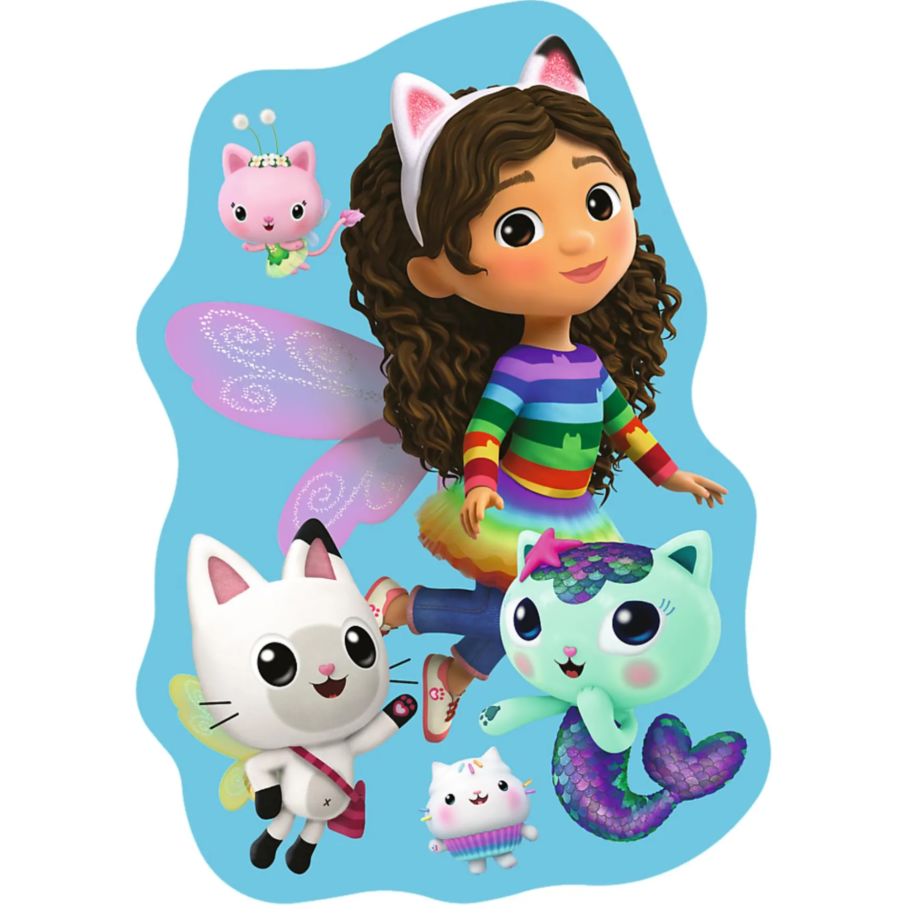 Legpuzzels>Trefl Puzzel Gabby's Dollhouse hout figuur 50 stukjes luxe