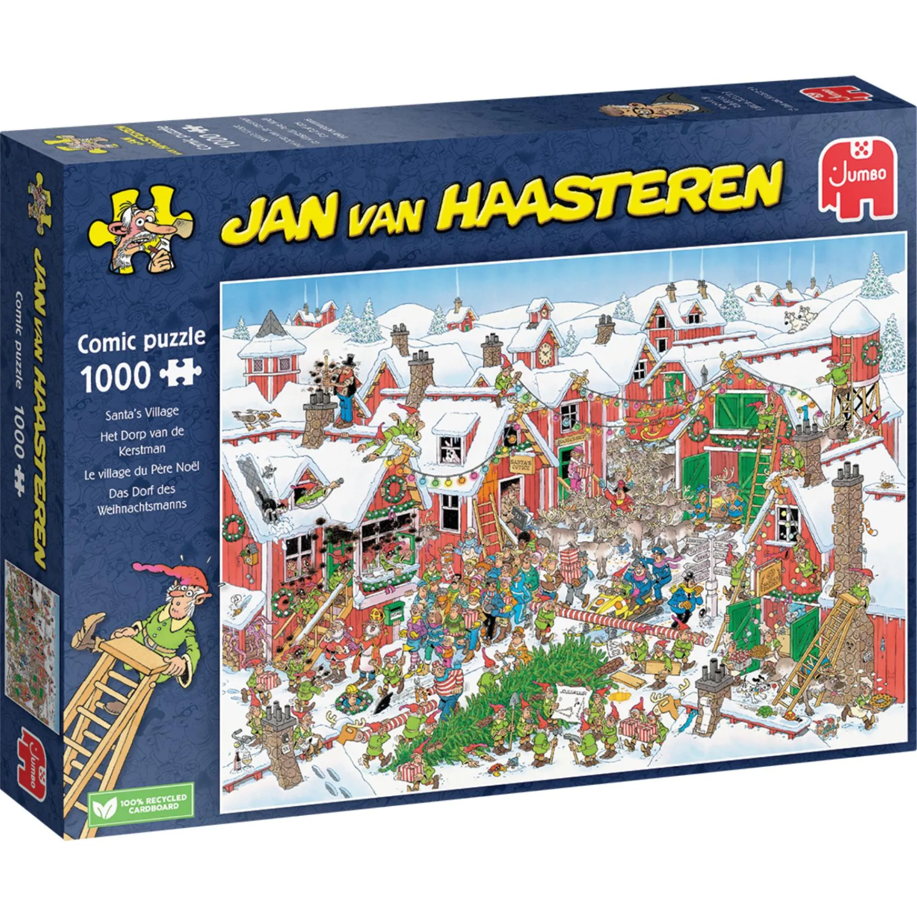 Legpuzzels>Jumbo Puzzel Jan van Haasteren Het Dorp Van De Kerstman 1000 stukjes