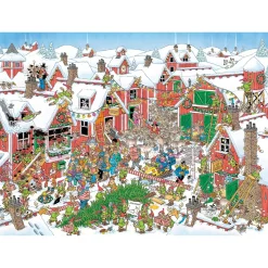 Legpuzzels>Jumbo Puzzel Jan van Haasteren Het Dorp Van De Kerstman  1000 stukjes
