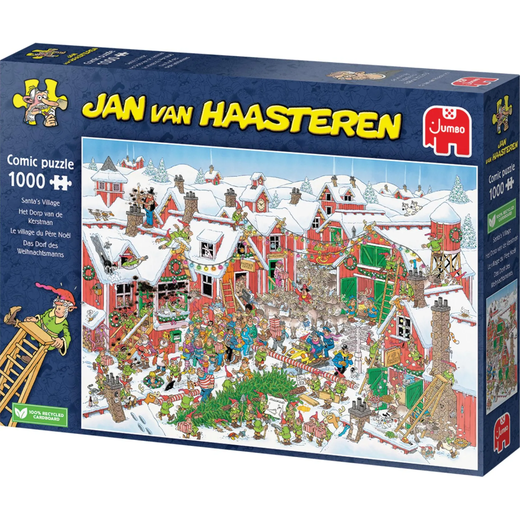 Legpuzzels>Jumbo Puzzel Jan van Haasteren Het Dorp Van De Kerstman 1000 stukjes
