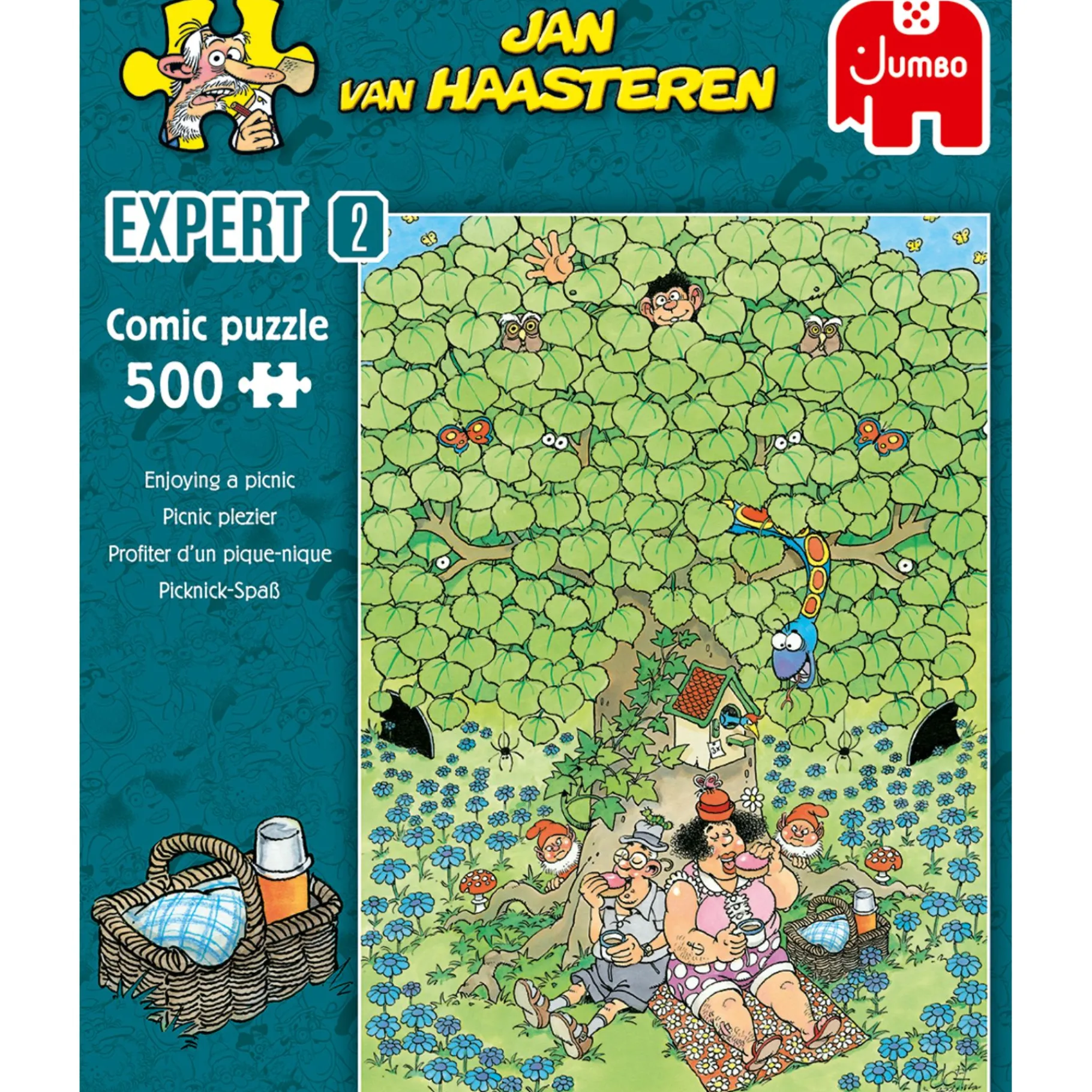 Legpuzzels>Jumbo Puzzel Jan Van Haasteren Expert 2 Picnic Plezier 500 Stukjes