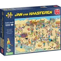 Legpuzzels>Jumbo Puzzel Jan Van Haasteren Zandsculpturen 1000  Stukjes