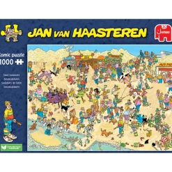 Legpuzzels>Jumbo Puzzel Jan Van Haasteren Zandsculpturen 1000  Stukjes