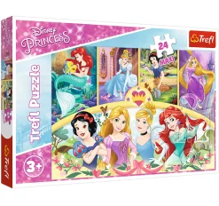 Legpuzzels>Trefl Puzzel Maxi Princess Magic Of Memo 24 Stukjes