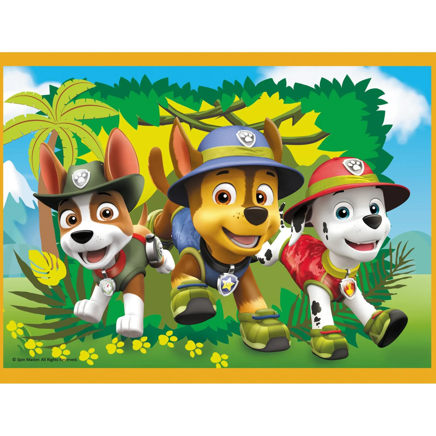 Legpuzzels> Puzzel Paw Patrol 4 in 1