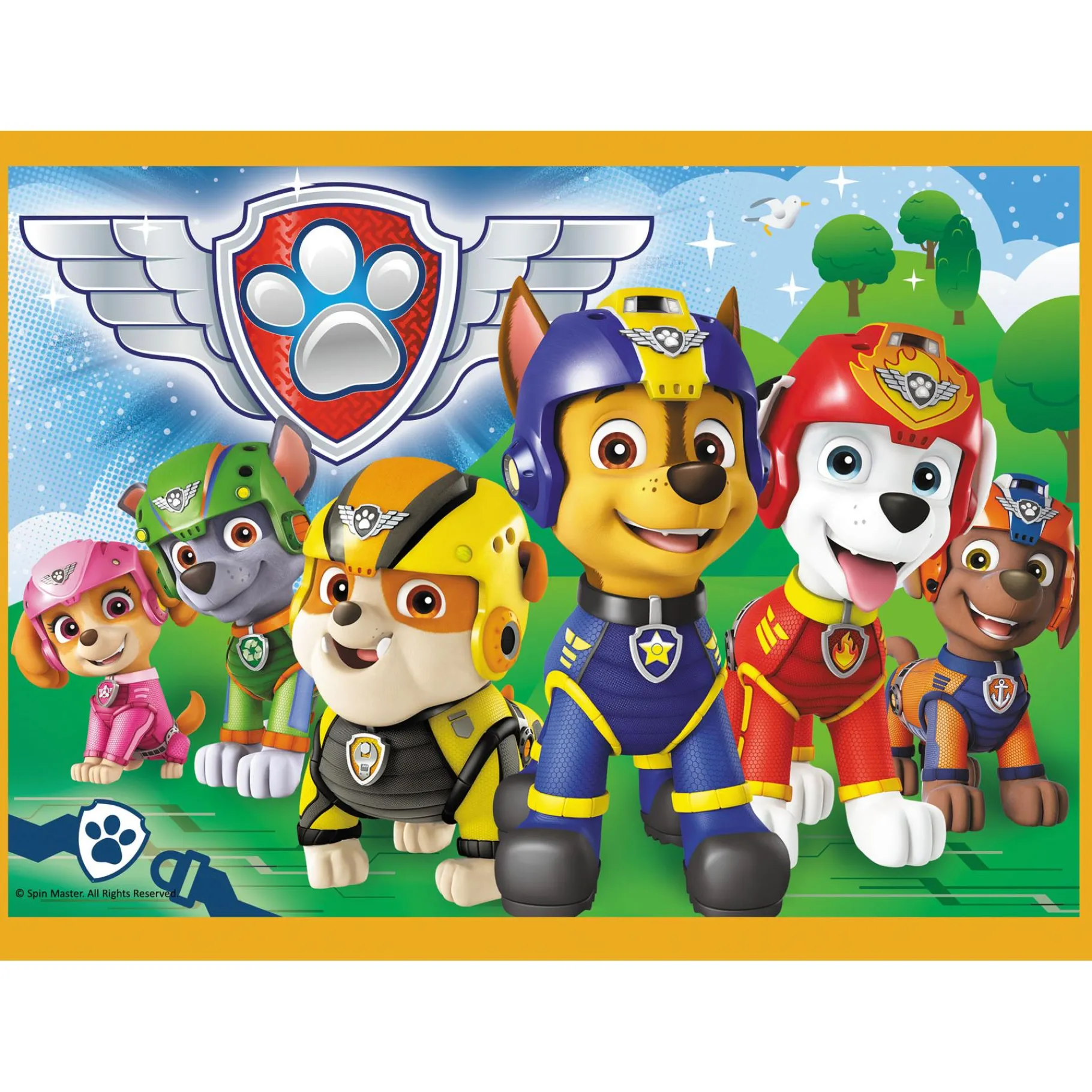 Legpuzzels> Puzzel Paw Patrol 4 in 1
