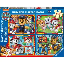Legpuzzels> Puzzel Paw Patrol 4 x 42 stukjes