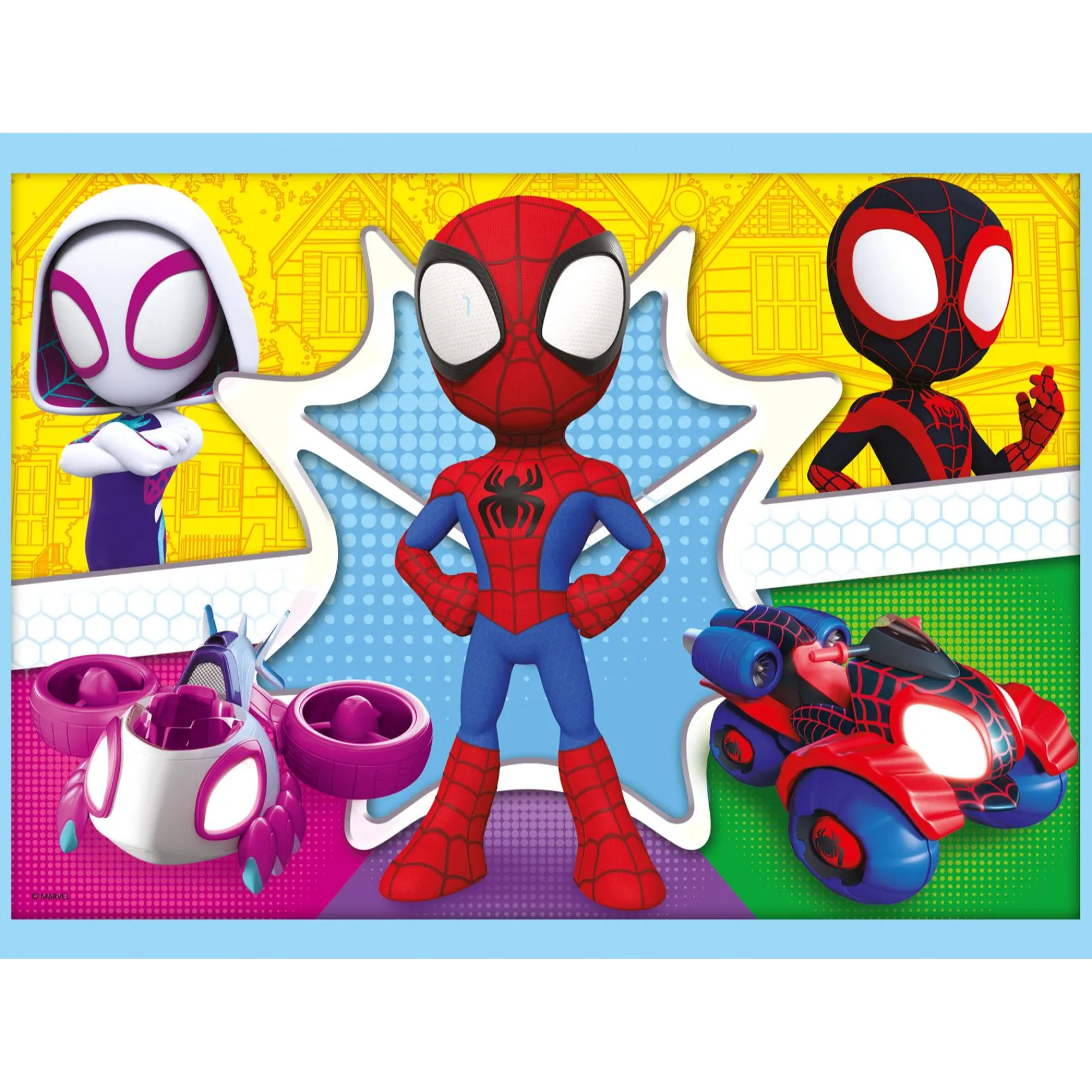 Legpuzzels>Trefl Puzzel Spidey and Friends 4 in 1