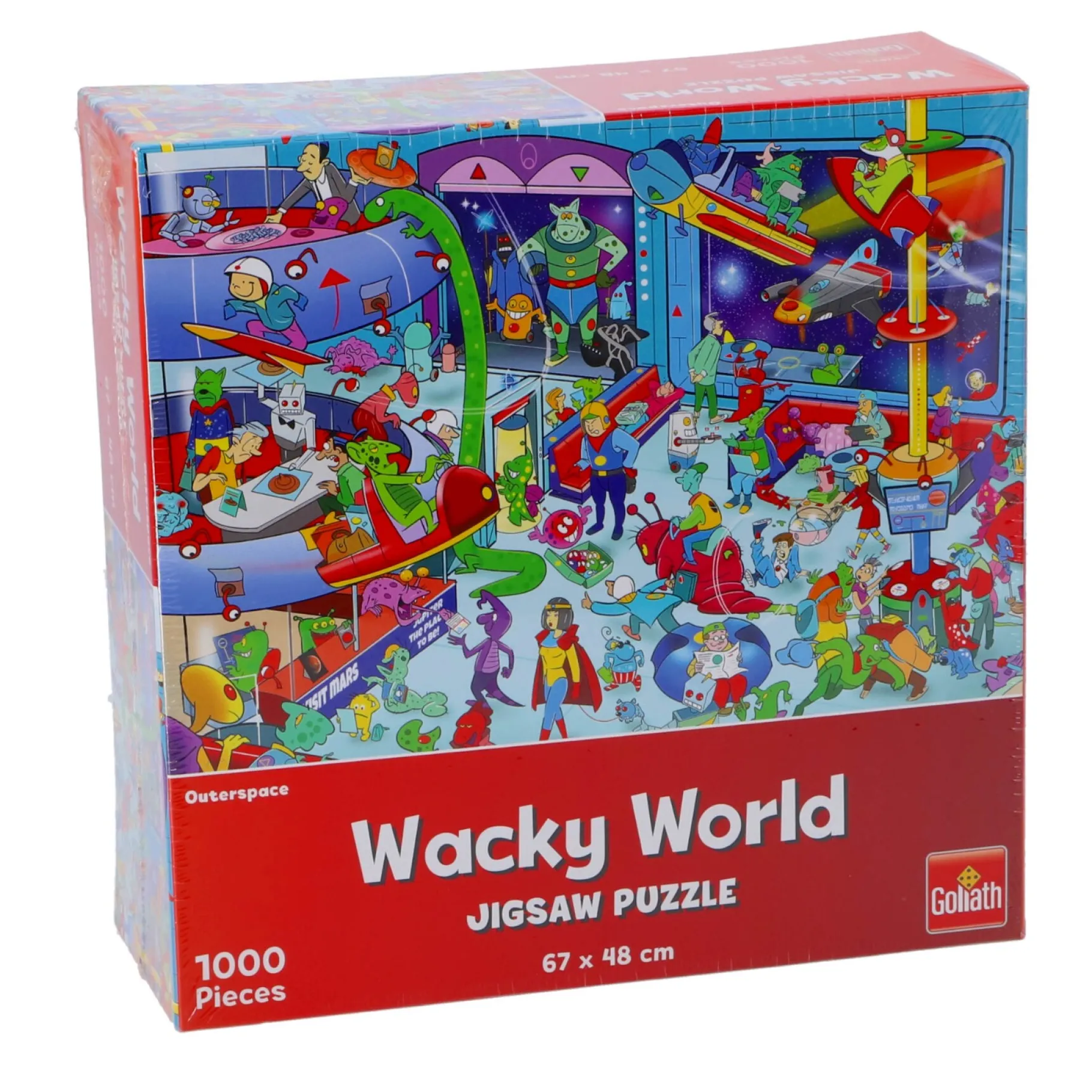 Legpuzzels>Goliath Puzzel Wacky World Outerspace 1000 stukjes
