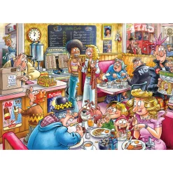 Legpuzzels> Puzzel Wasgij Destiny 27 koffieshop 1000 stukjes