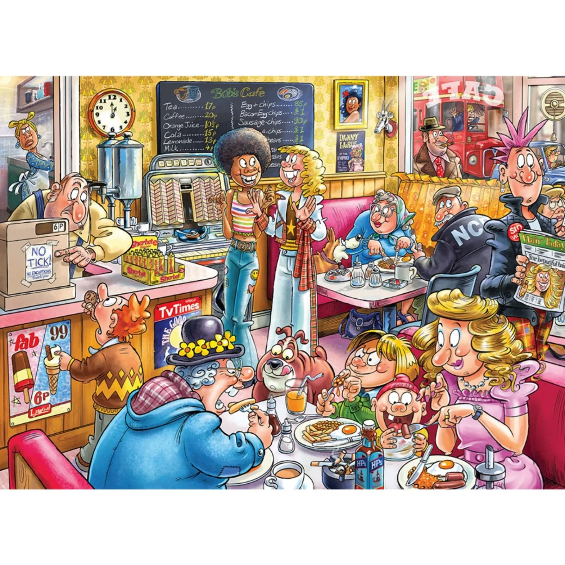 Legpuzzels> Puzzel Wasgij Destiny 27 koffieshop 1000 stukjes