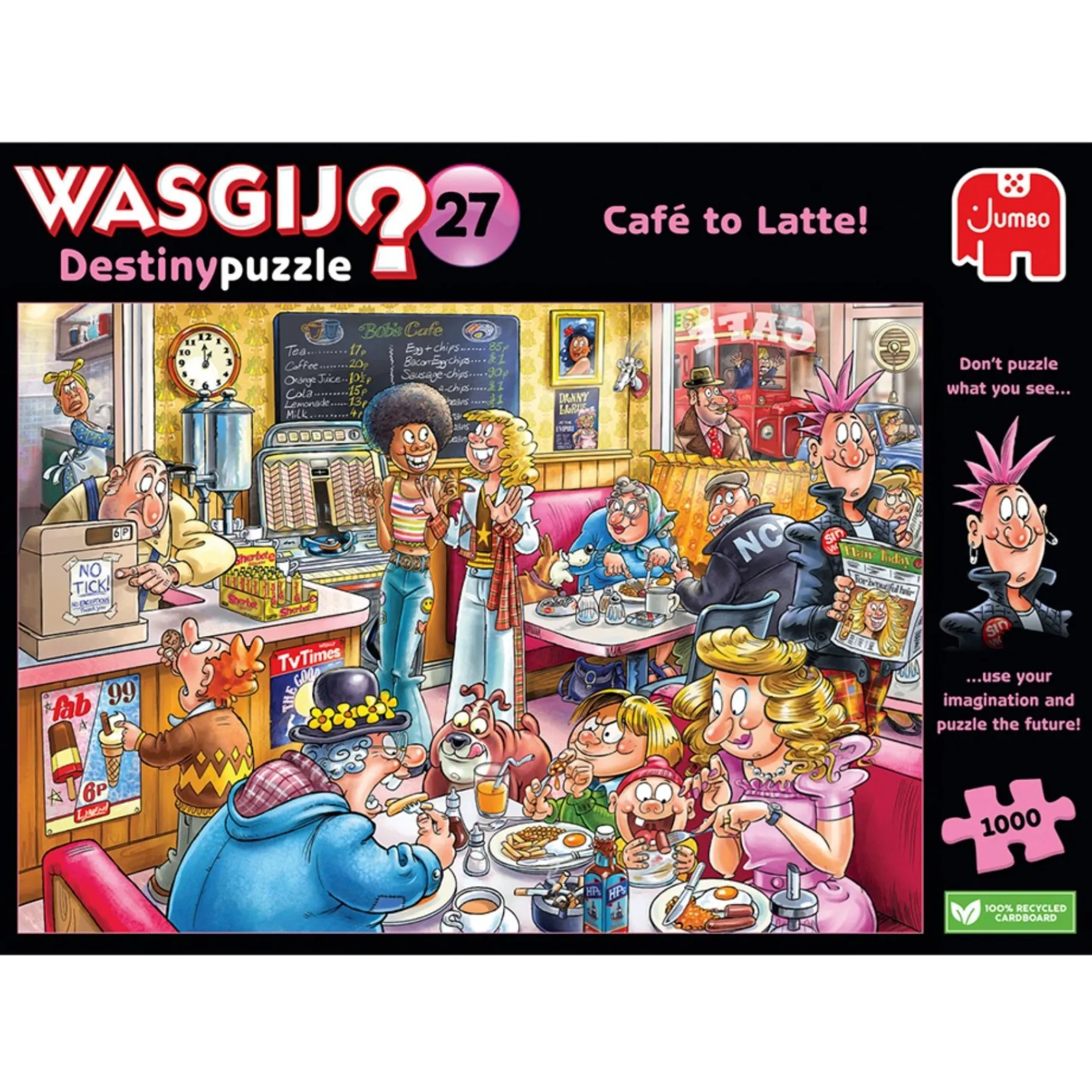 Legpuzzels> Puzzel Wasgij Destiny 27 koffieshop 1000 stukjes