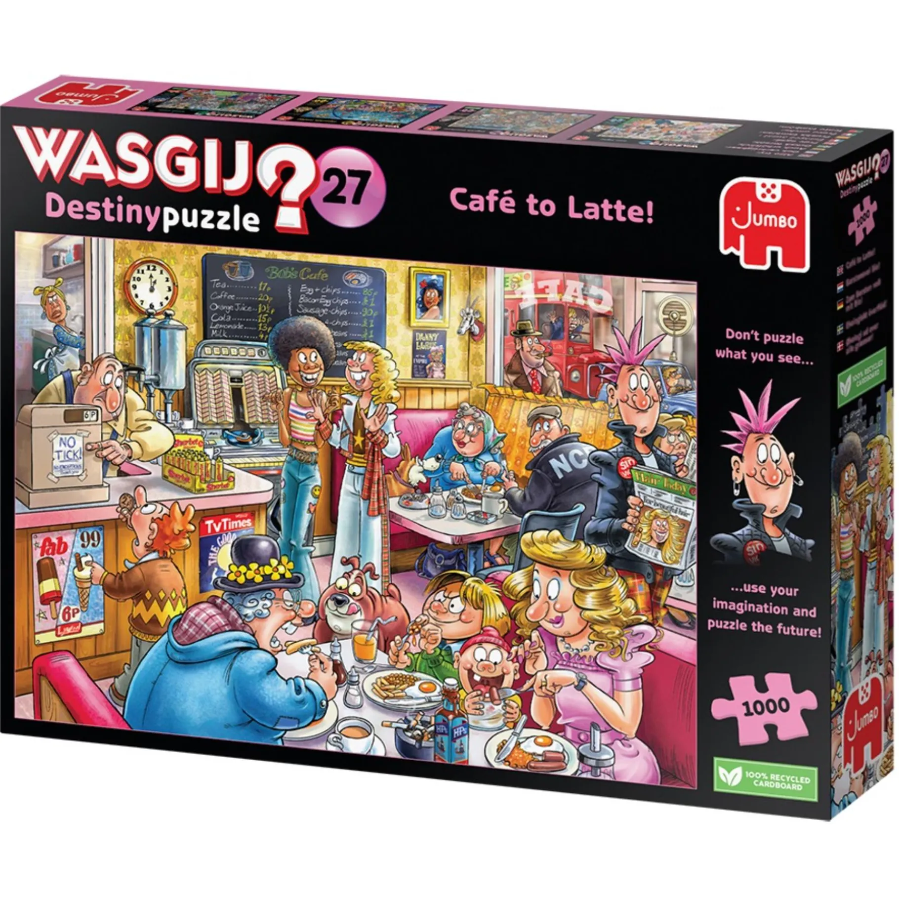 Legpuzzels> Puzzel Wasgij Destiny 27 koffieshop 1000 stukjes