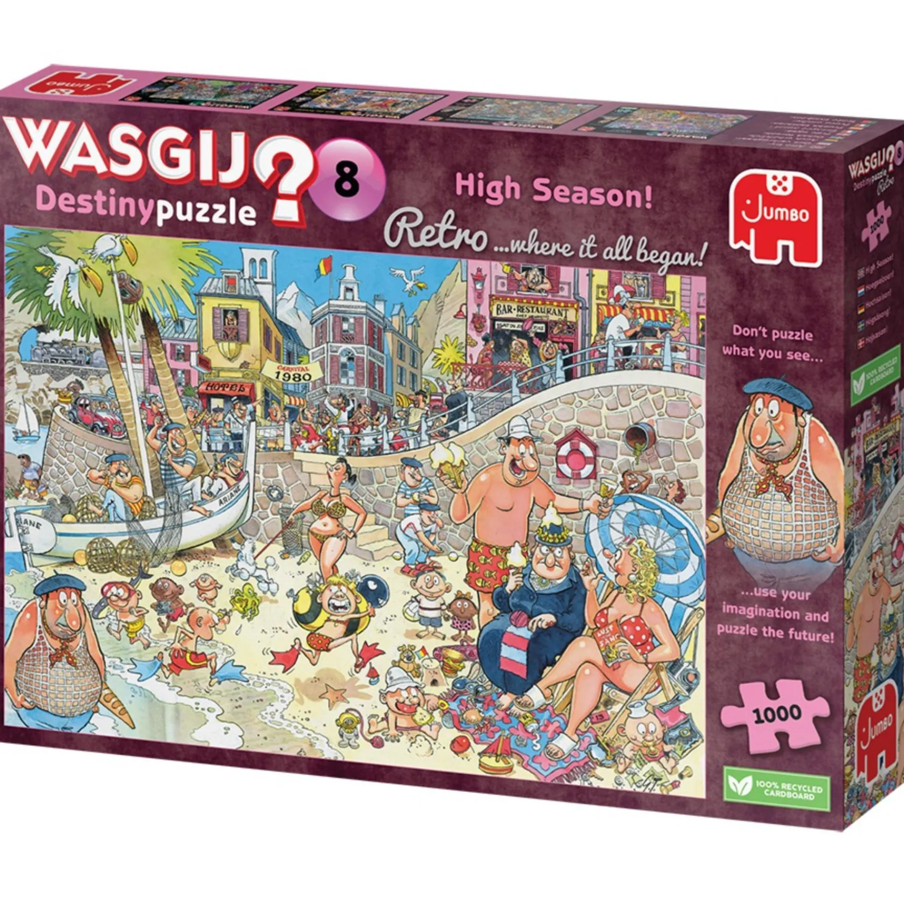 Legpuzzels> Puzzel Wasgij Retro destiny 8 hoogseizoen 1000 stukjes