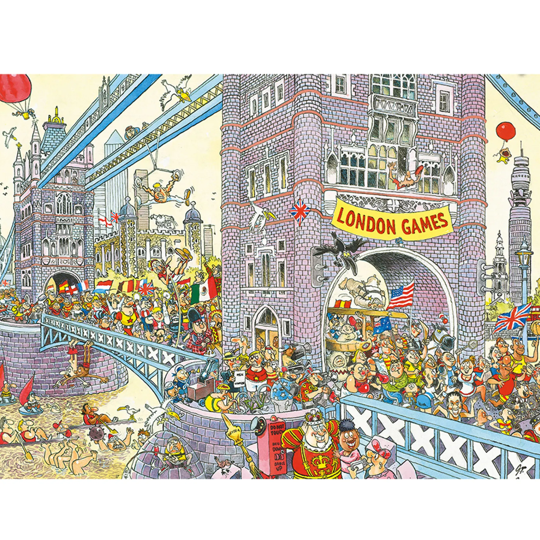 Legpuzzels> Puzzel Wasgij Retro Mystery 8 laatste horde 1000 stukjes