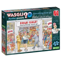 Legpuzzels>Jumbo Puzzel Wasgij Retro Mystery 7 Everything must go! 1000 stukjes