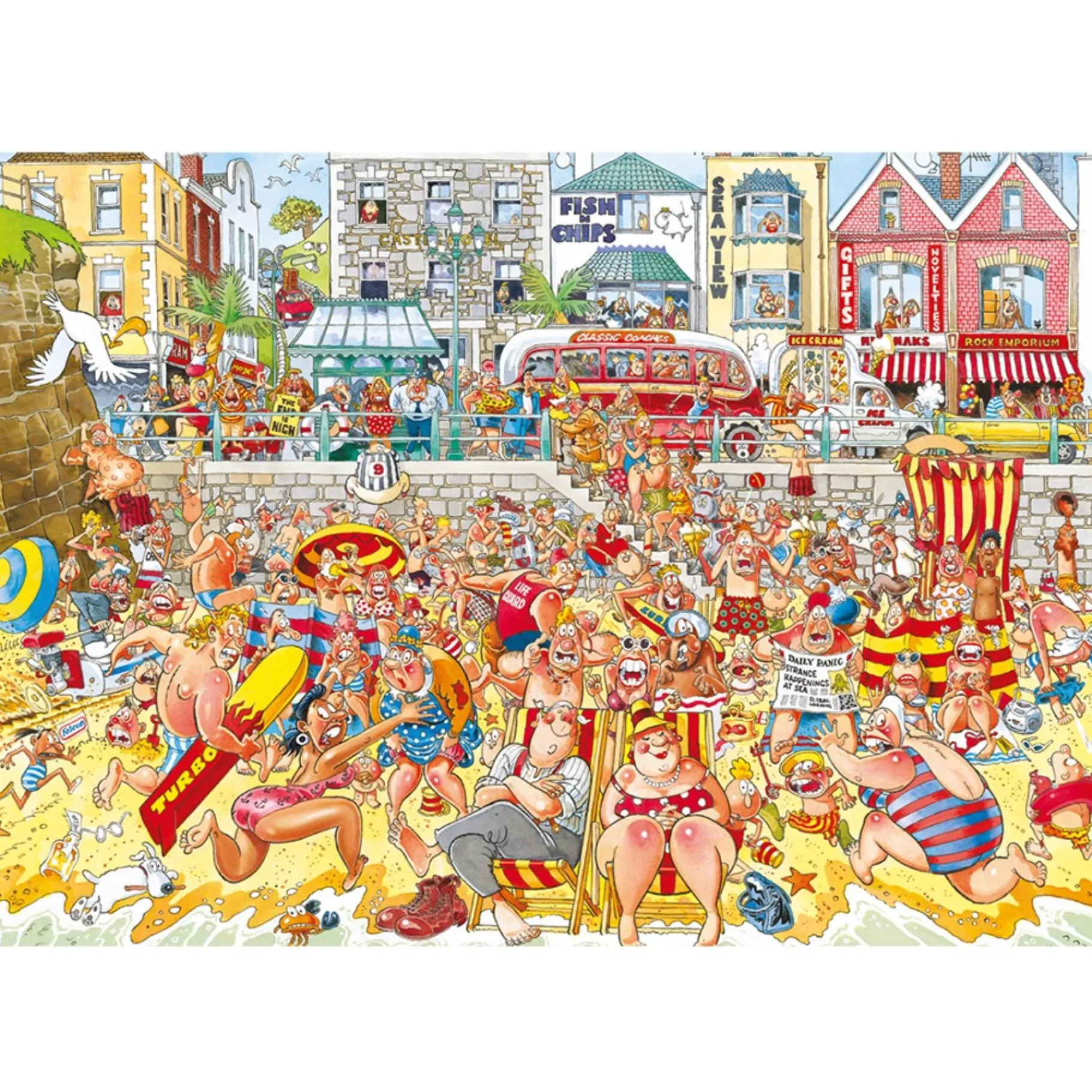 Legpuzzels> Puzzel Wasgij Retro origineel 8 vloed 1000 stukjes