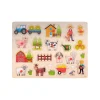 Legpuzzels> Puzzelplank groot boerderij 40 x 30 cm