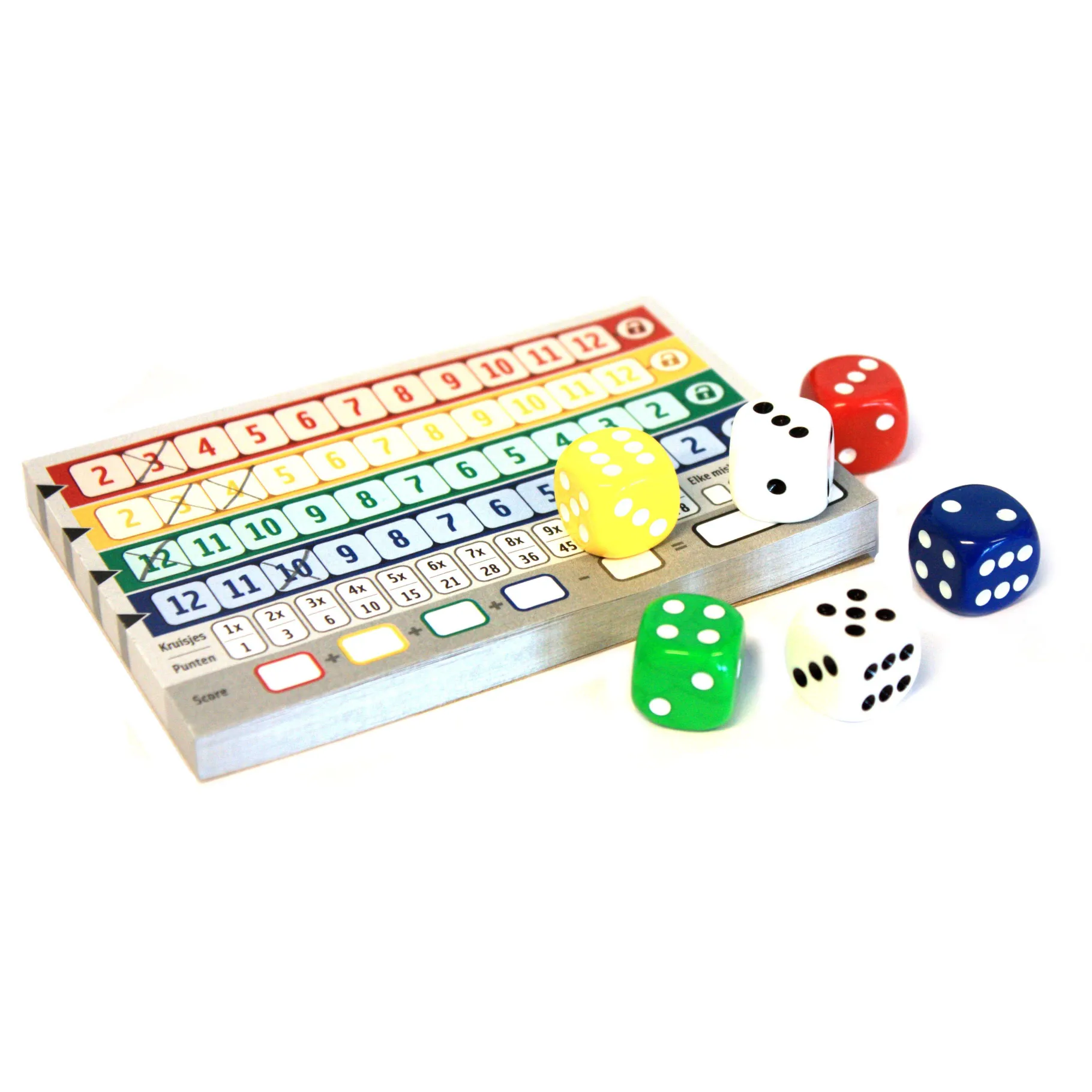 Familiespellen>White Goblin Games Qwixx - Dobbelspel