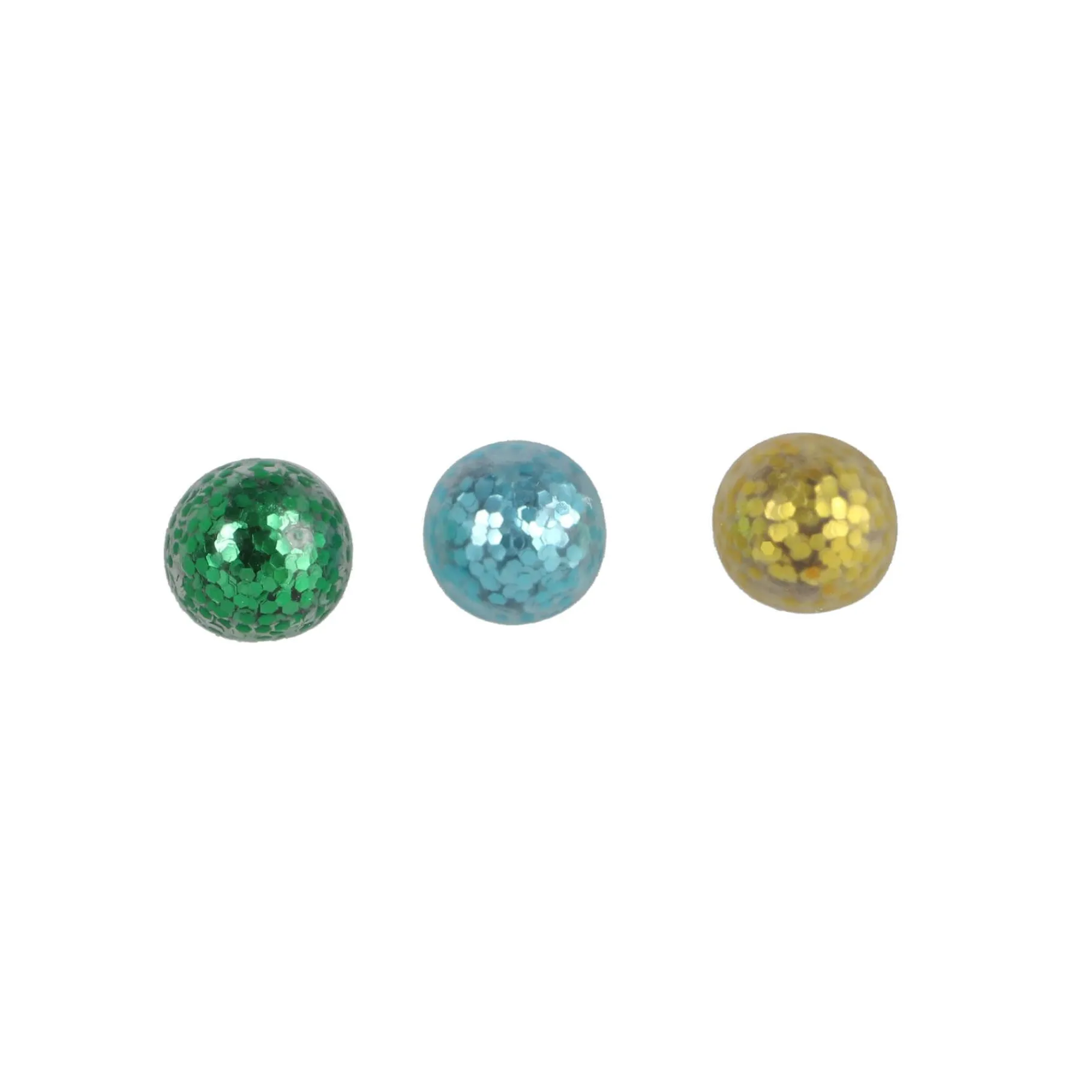 Fidget Toys> Raamkruiper knijpballen glitter 4 cm 3 stuks