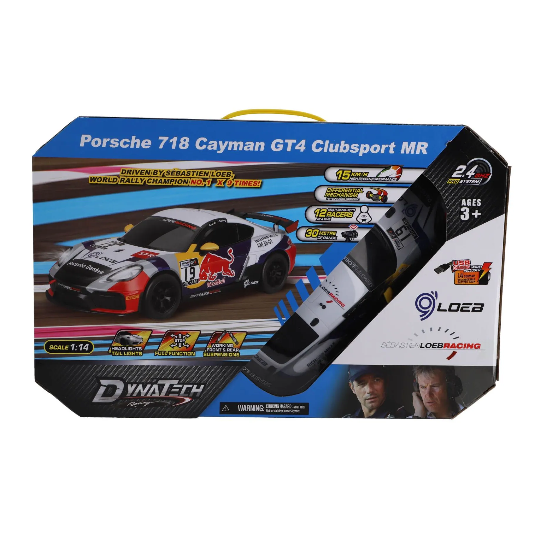 Radiografisch|Jongens>Kool Speed Radiografisch bestuurbare auto porsche 1:14 718 cayman gt4 clubsport mr