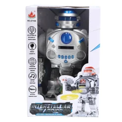 Robots> Radiografisch Bestuurbare Robot Interstellar Warrior Met Licht En Geluid 2 Assorti