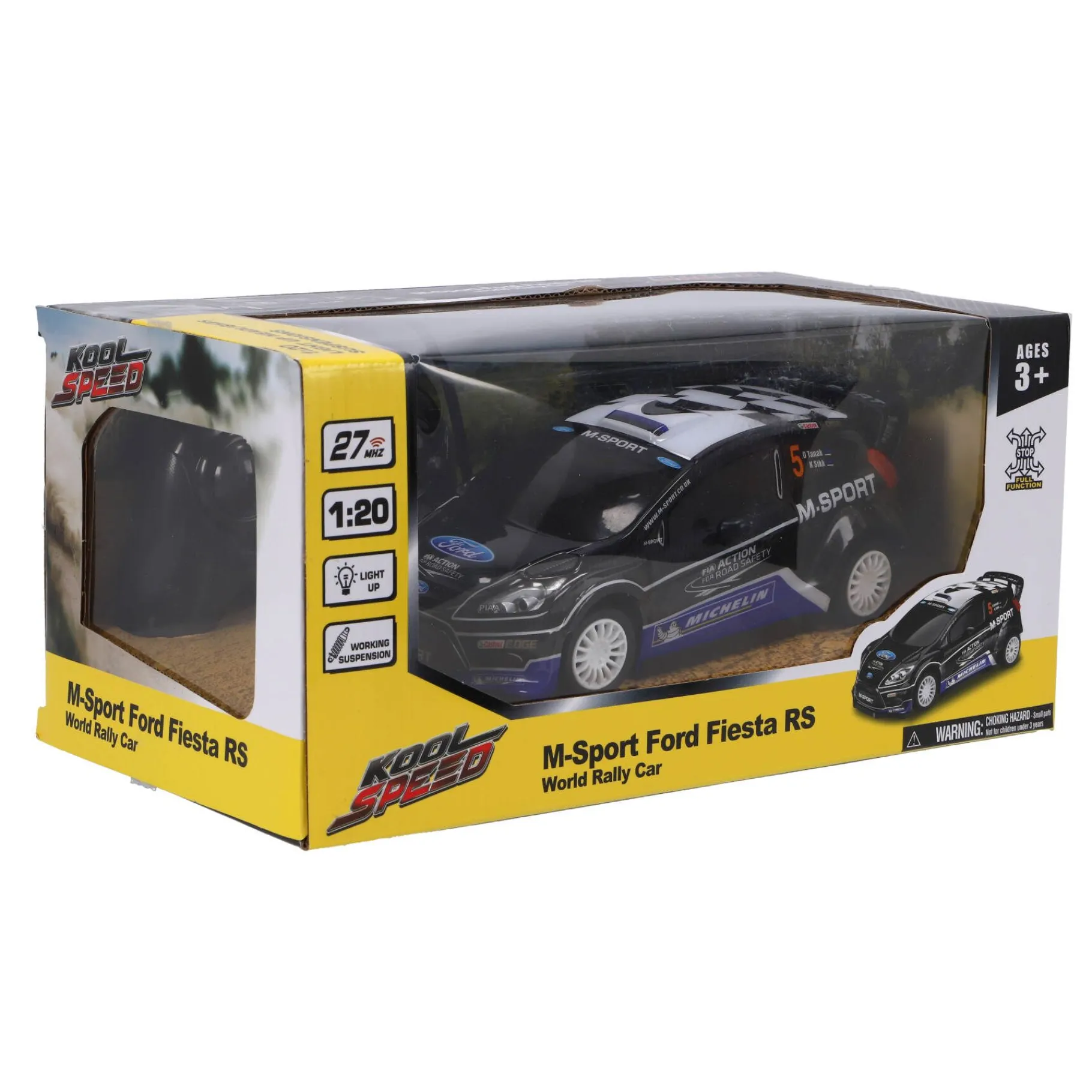 Radiografisch|Jongens>Kool Speed Radiografisch bestuurbare auto ford 1:20 m-sport fiesta rs wrc