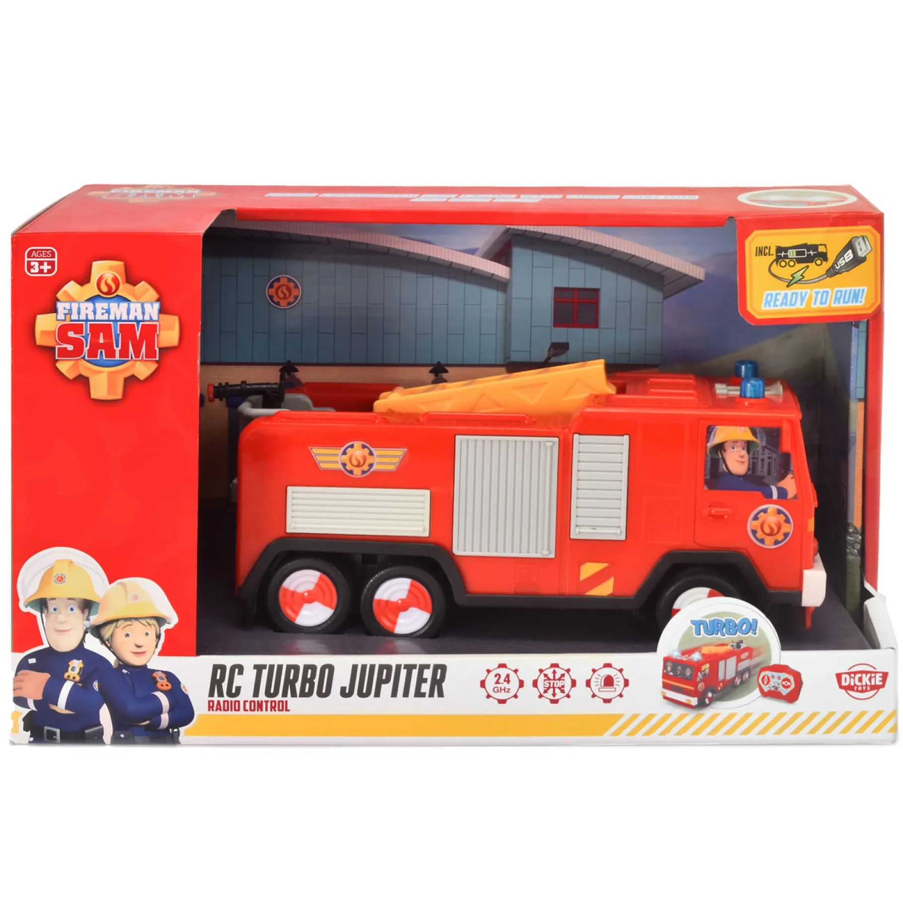 Radiografisch>Dickie Radiografisch Bestuurbare Auto Brandweerman Sam Jupiter