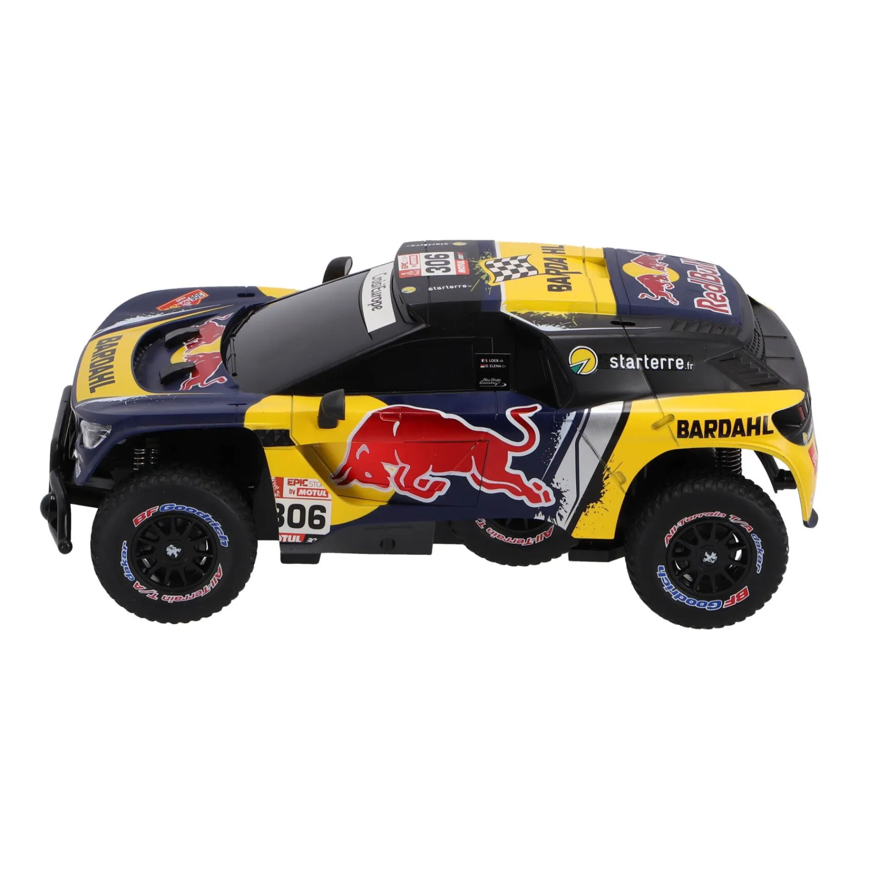 Radiografisch|Jongens>Dynatech Radiografisch bestuurbare auto peugeot 1:16 2.4g 3008 dkr loeb 19