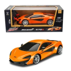 Jongens|Radiografisch>Kool Speed Radiografisch bestuurbare auto Mclaren 1:24 570s oranje