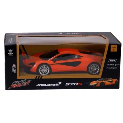 Jongens|Radiografisch>Kool Speed Radiografisch bestuurbare auto Mclaren 1:24 570s oranje