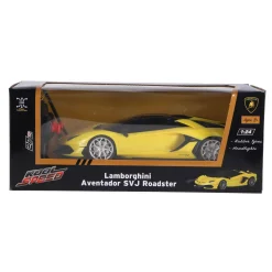 Radiografisch|Jongens>Kool Speed Radiografisch bestuurbare auto lamborghini 1:24 aventador svj roadster geel
