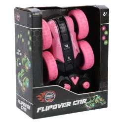 Radiografisch>Rapid Wheels Radiografisch Bestuurbare flipover auto roze