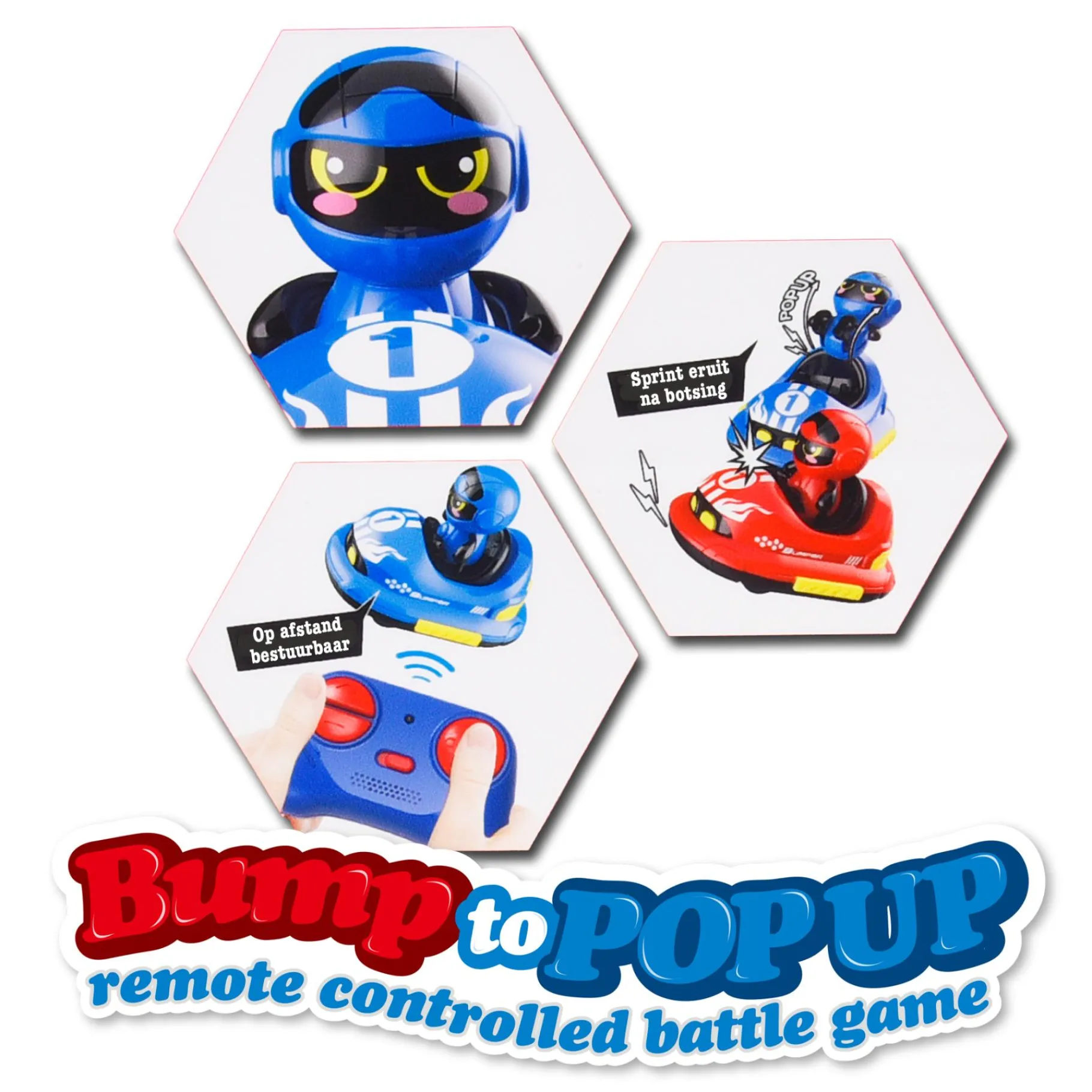 Radiografisch|Jongens> Radiografisch bestuurbare battle bumper botsauto's 2 in 1