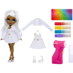 Tienerpoppen|Meisjes></noscript> Rainbow High Air Brush & Create Fashion Doll Grey  Eyes