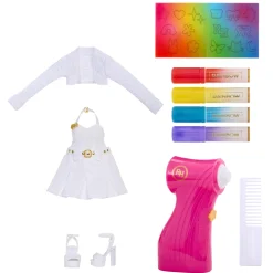 Tienerpoppen|Meisjes></noscript> Rainbow High Air Brush & Create Fashion Doll Grey  Eyes