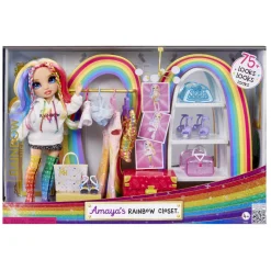 Meisjes|Tienerpoppen> Rainbow High Amayas Rainbow Closet Playset