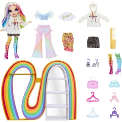 Meisjes|Tienerpoppen></noscript> Rainbow High Amayas Rainbow Closet Playset