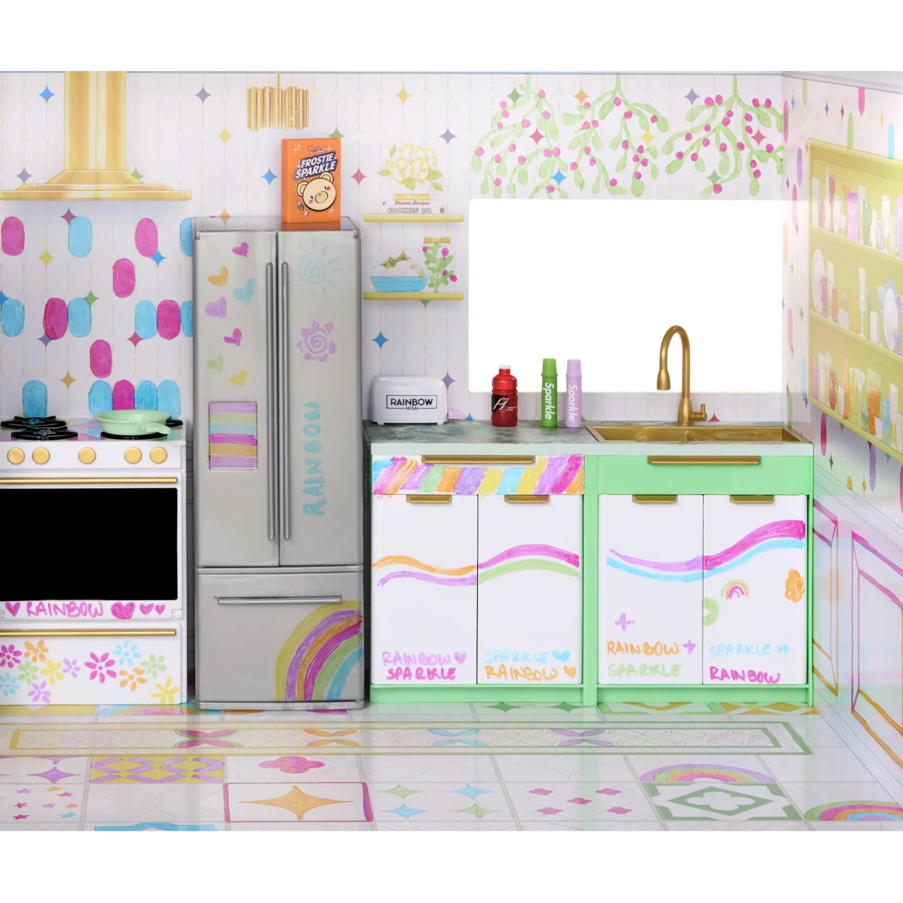 Tienerpoppen|Meisjes> Rainbow High Color & Play House