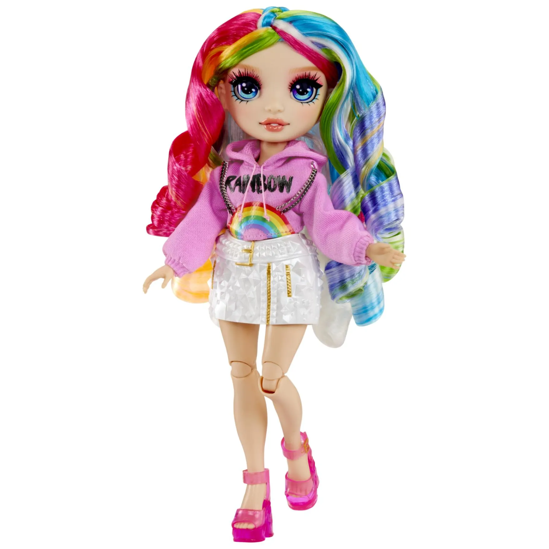 Meisjes|Tienerpoppen>Mga Rainbow High Crystal Fashion Doll Amaya
