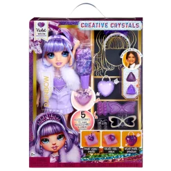 Meisjes|Tienerpoppen>Mga Rainbow High Crystal Fashion Doll Violet