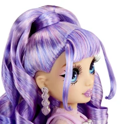 Meisjes|Tienerpoppen></noscript>Mga Rainbow High Crystal Fashion Doll Violet